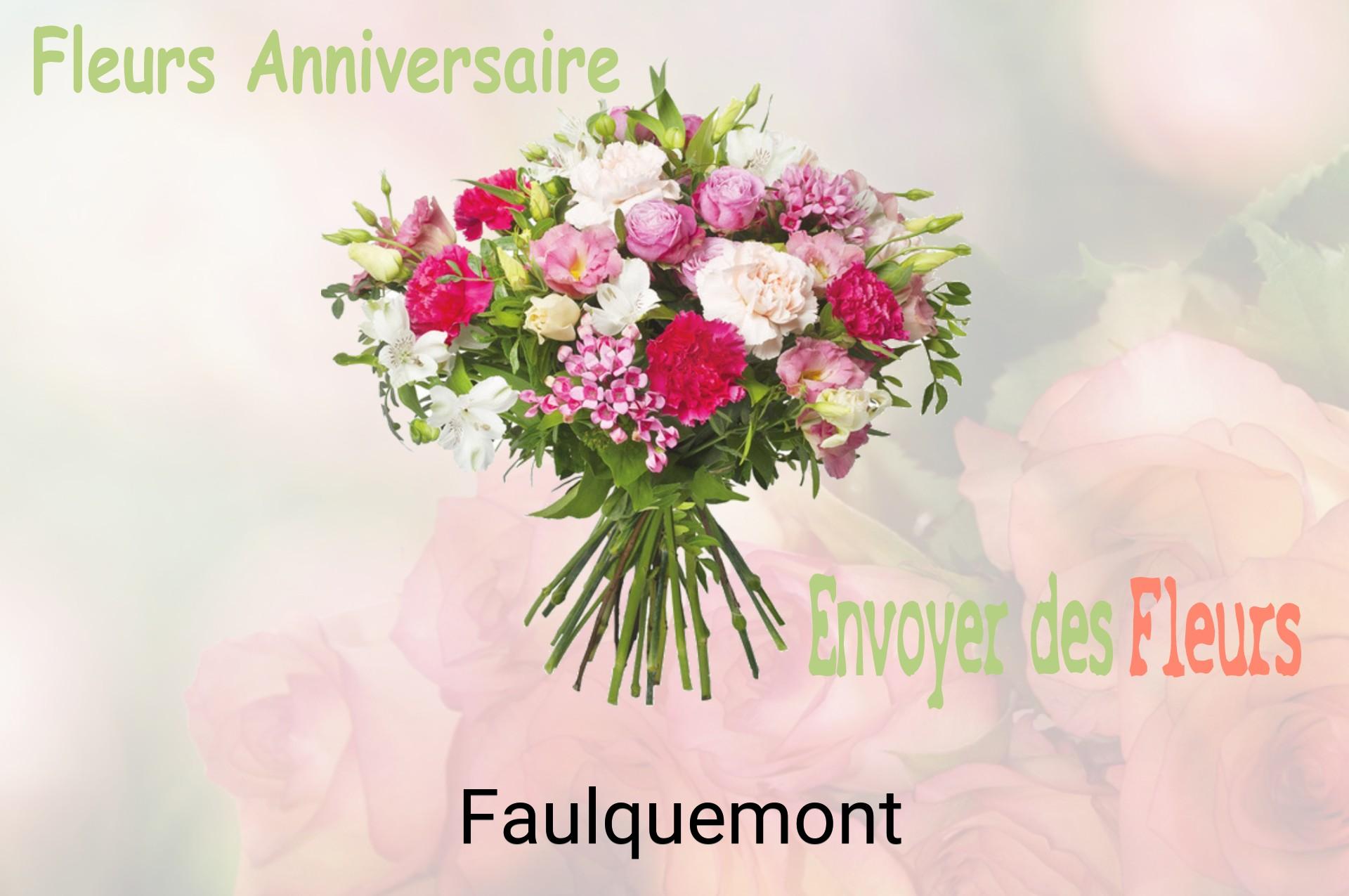 Bouquet de fleurs d’anniversaire livré à Faulquemont